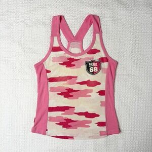 "buddy jeans" pink camo tank from japan